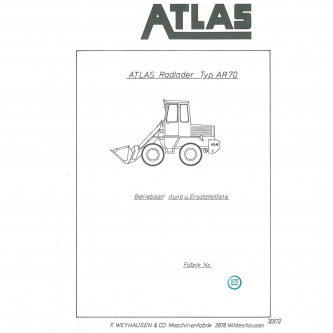 Atlas AR 70 parts catalogue